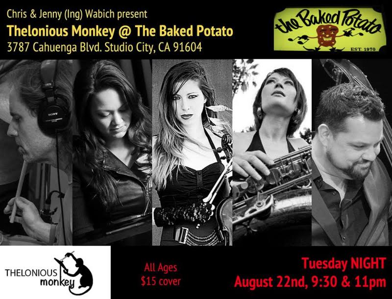 Thelonious Monkey Live at The Baked Potato Poster